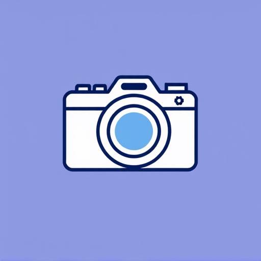Icona di una telecamera per la produzione video